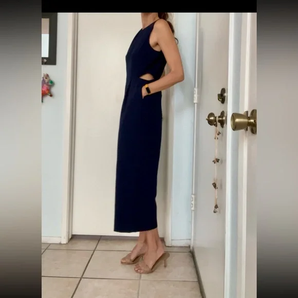 Jumpsuit Anthropologie/Greylin new w tags! Navy blue Sleeveless -  threedaughtersproperties.com